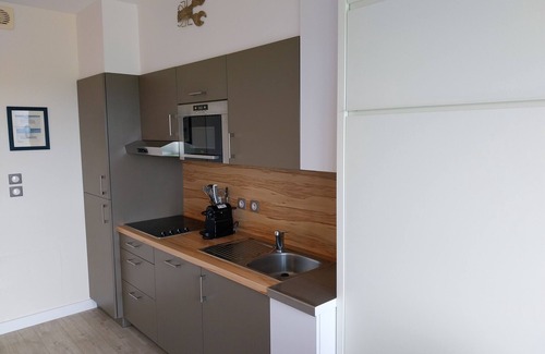 Wimereux Apartment | Le petit Paradis! Cozy studio on the first floor with breathtaking sea view!