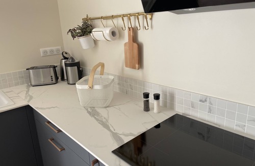 Wacquinghen House | Le raffiné-House-Modern-Ensuite with Bath-Terrace