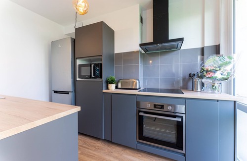 Mont-Saint-Aignan Condo | Le Romanesque - 🚀ARMADA⛵️2023 - FREE parking/Easy access by 🚌