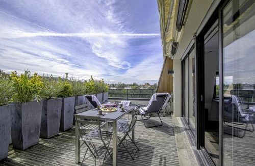 Tourgeville Apartment | Le Roof Top-Apt T4-Proche Mer et Centre Ville