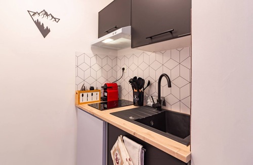 Ax-les-Thermes Apartment | Le Saquet - Studio vue montagne