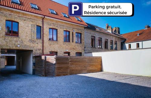 Saint-Omer Apartment | Le Spacieux à Saint-Omer - 2 chambres, centre et gare à pied, parking gratuit