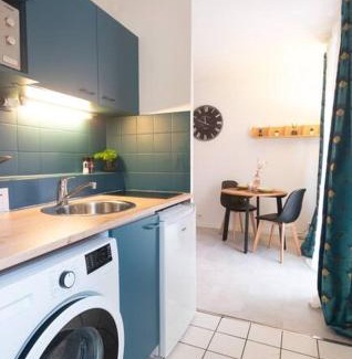 Le Kremlin-Bicetre Apartment | Le Studieux-T1-30m2-Pte Paris M7