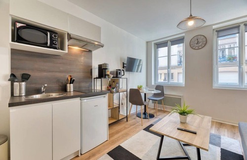 Gare-Jouvenet Apartment | Le Thibaut : studio rénové au coeur de Rouen