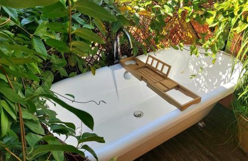 Piton Saint-Leu Ski Chalet | Le Ti Citron Vert - Baignoire à ciel ouvert et refuge coloré -