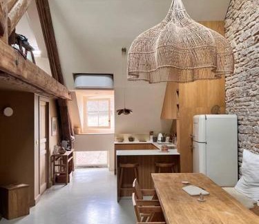 Beaune City Centre Apartment | Le Toit des Hospices : HyperCentre/Vue/Clim