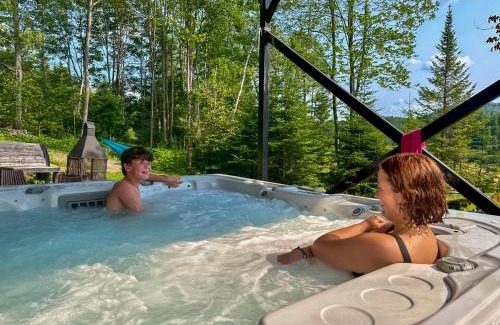 Ste-Lucie-des-Laurentides Ski Chalet | Le Willow Exitchalets Lake, Billard & Spa