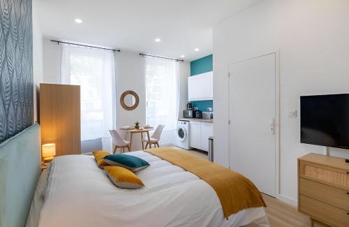 Agen Apartment | Le Yellow Studio neuf lumineux Agen hyper centre Gare 800m