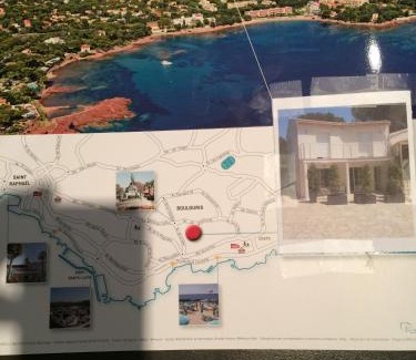Boulouris-sur-Mer Villa | "LES ALIZES" Côté jardin Proche Bord de mer