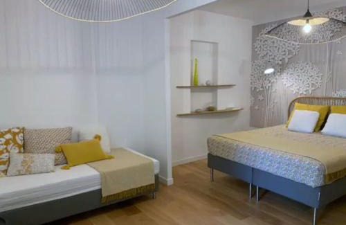 Saint-Zacharie Apartment | Les Bains de St Clair - Chambre Bain Nordique Spa