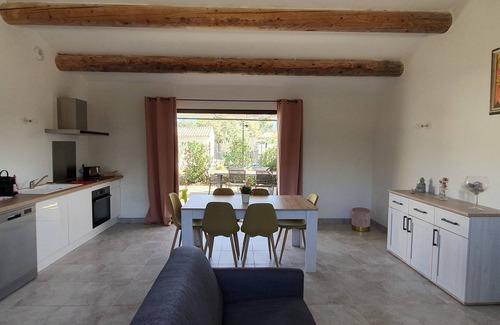 Saumane-de-Vaucluse House | "Les bergeries de saumane" Gite les oliviers, air-conditioned communal heated swimming pool
