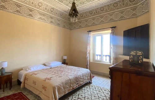 Ahl Agadir House | Les Chalizés", at the beginning of the medina and a 3-minute walk from the beach.