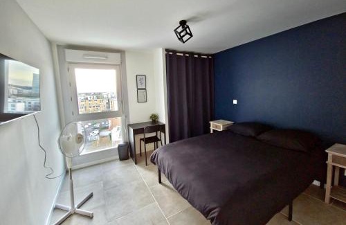 La Faourette Apartment | Les chambres de Sandrine avec salle d'eau privée - Appartement partagé de 3 chambres