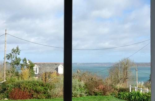 Plestin-les-Greves Apartment | "LES DAUPHINS sea view 135m2 garden terrace 250m beach