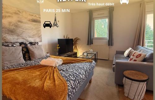 Vitry-sur-Seine Apartment | LES DUNES Studio Ideal couple,solo,famille&pro