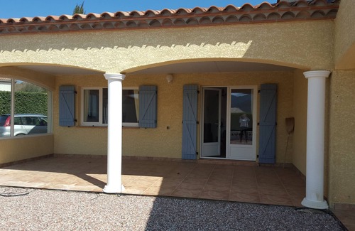 Cessenon-sur-Orb Villa | Les Ecologies for 8, 2 gites with pool with views over Cessenon sur Orb Village