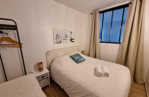 Mimizan-Plage Apartment | Les Landais-Appart cosy centre Mimizan plage 4p