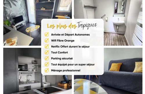 Joue-les-Tours Apartment | 'Les Tropiques' - Parking privé - Balcon - Tout confort