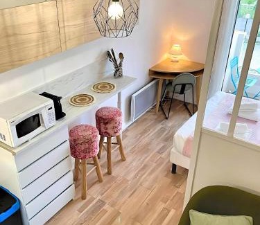 Saint-Marc-sur-Mer Apartment | Les Verrières・Studio à 400m de la mer・Netflix