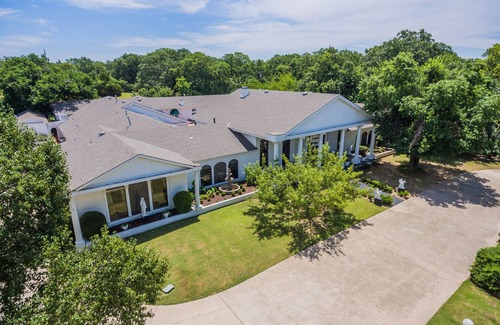 Central Oklahoma City House | Lewcy Manor 17,000 sq ft Mansion on Lake Overholser