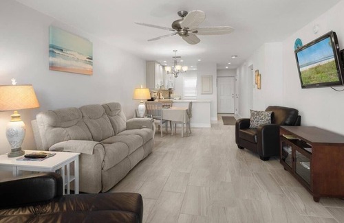 Marco Island Condo | Light and Bright Walk to the Beach Condo