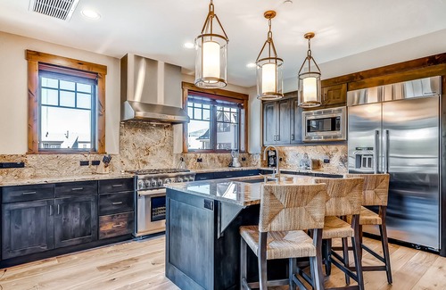 Breckenridge Condo | Light-filled corner condo with great view, pool & hot tubs - walk to lifts