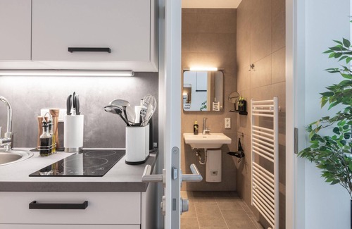 Bahnhofsviertel Apartment | limehome Frankfurt Gutleutstr. | Single Suite S