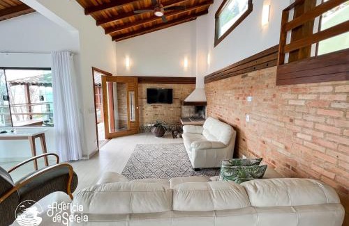 Cambaquara House | Linda casa c/ vista mar à 1km da Ilha das Cabras