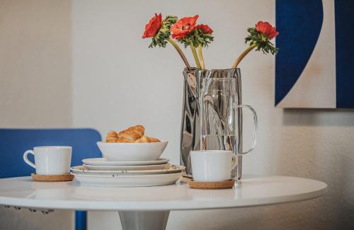 Burgeresch Apartment | LINDEN Apartment für bis zu 6 Personen mit Parkplatz, Terrasse, 2 Bäder und Babybett