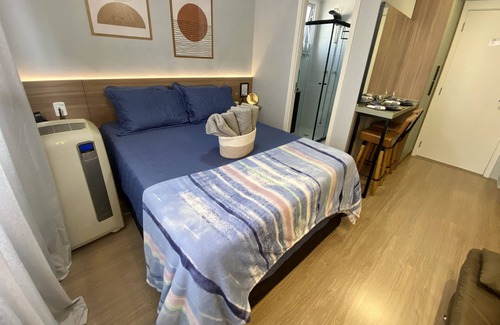 Bras Apartment | Lindo Studio 50mts. Metrô Brás, Próx Feirinha Madrugada, Templo Salomão 25 Março