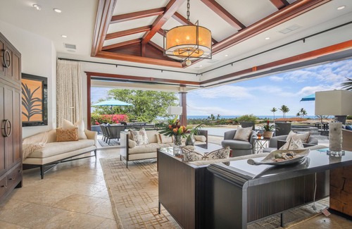Kaupulehu House | Lipoa Estate | Expansive Ocean Views | Onsite Staff & Daily Housekeeping