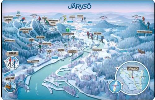 Jarvso House | Lisa Lodge i Järvsö Ski and bike in and out