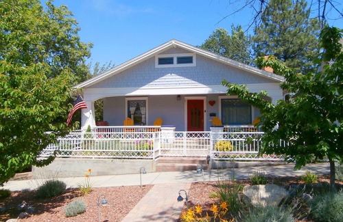 Prescott Cottage | Little Blue House~1924 Craftsman Cottage in Historic District