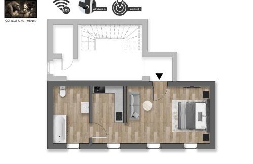 Mitte Apartment | Little Central Leipzig - ruhig & im Zentrum gelegen- Perfekt für Solo reisende, Paare oder Businessgäste