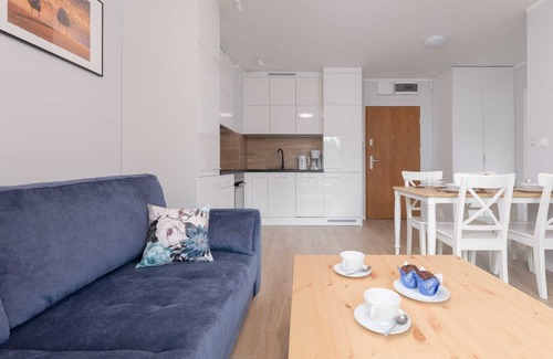 Miedzywodzie Apartment | Little Laguna 1B Bright Apartment | Jacuzzi, Sauna