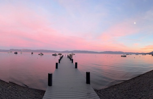 Sunnyside Cottage | Little Rock Cabin Tahoe City- Hot Tub, Pet Friendly, 1/2 mile walk to Lake Tahoe