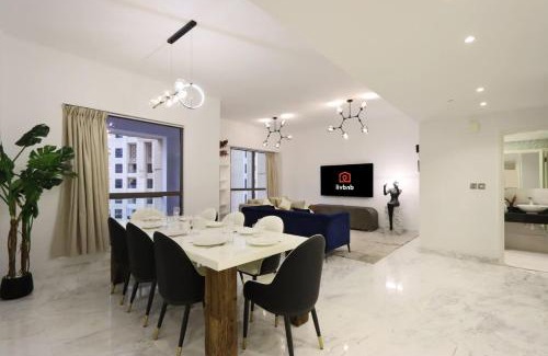 Dubai Marina Apartment | Livbnb - Spacious 3B with Tranquil Community View