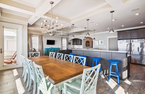 Cherry Grove Beach House | Living Beach 2, Luxury Oceanfront Home in Cherry Grove with Game Room and Pool