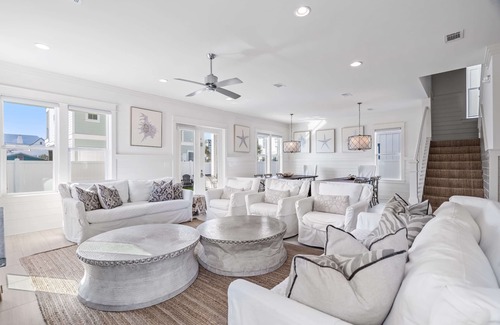 Inlet Beach House | Loaded Designer Home 175 yards to beach w Pool
