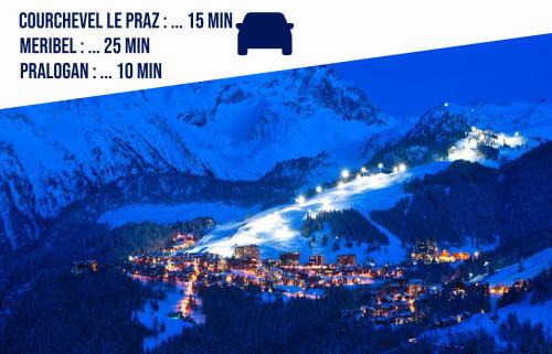 Champagny-en-Vanoise Apartment | Localisation centrale et vue spectaculaire