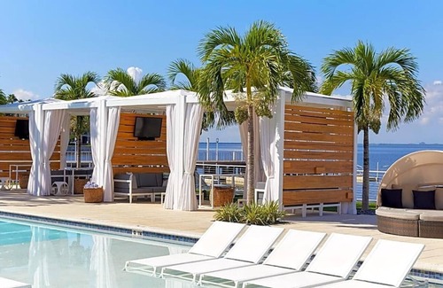 Rocky Point Apartment | Located on Tampa Bay, The Godfrey Hotel & Cabanas features a heated outdoor pool .