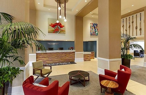 Rocky Point Apartment | Located on Tampa Bay, The Godfrey Hotel & Cabanas features a heated outdoor pool .