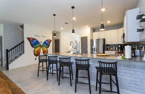 Kissimmee House | Location! Lakefront, Pool/Spa, Arcade, Themed KidsRooms, Porch, Grill, LazyRiver