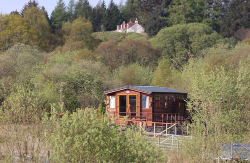 Taynuilt Ski Chalet | Loch View - luxury cabin with spectacular alpine and loch views