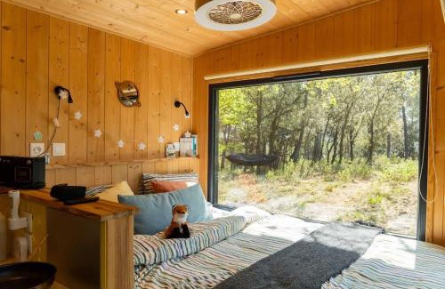 Mondragon House | Lodge Grand Confort en Nature - Salle de bain italienne - 10 min A7