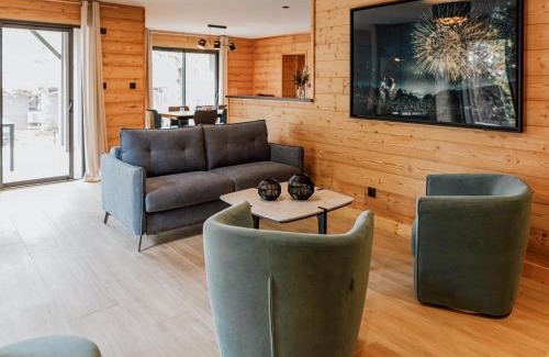Le Chambon-sur-Lignon House | Lodge luxe au golf avec bain à remous, piscine, salles de sport et bien-être, jeux pour tous âges - FR-1-582-371
