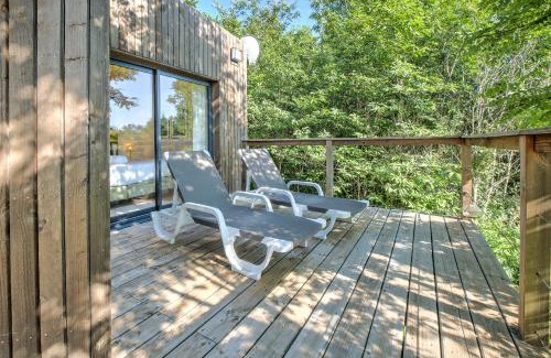 Saint-Felix-de-Reillac-et-Mortemart Bed & Breakfast | Lodge Plein voir avec Jacuzzi