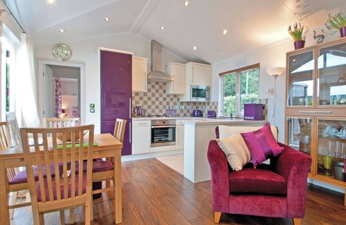 Low Newton Ski Chalet | Lodge with one king-size double with TV.