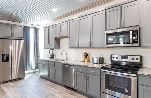 Walsenburg Apartment | Loft #1 of 5 Private Queen Bedroom, 1 Bathroom Suite