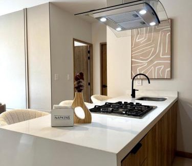Zona Minerva Apartment | Loft Americana Chapultepec Alberca Wifi AC